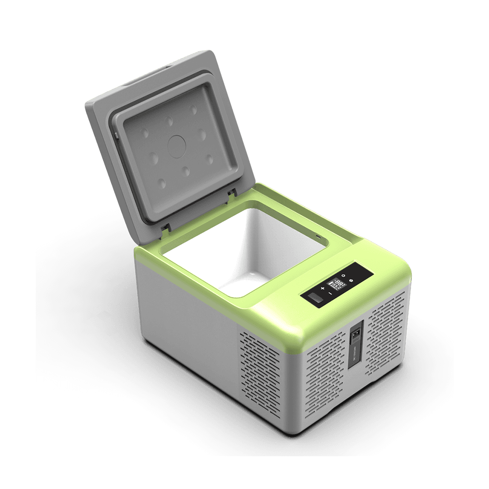 Frødak FDC9PT Grüner Mini-Autokühlschrank - Ansicht 2