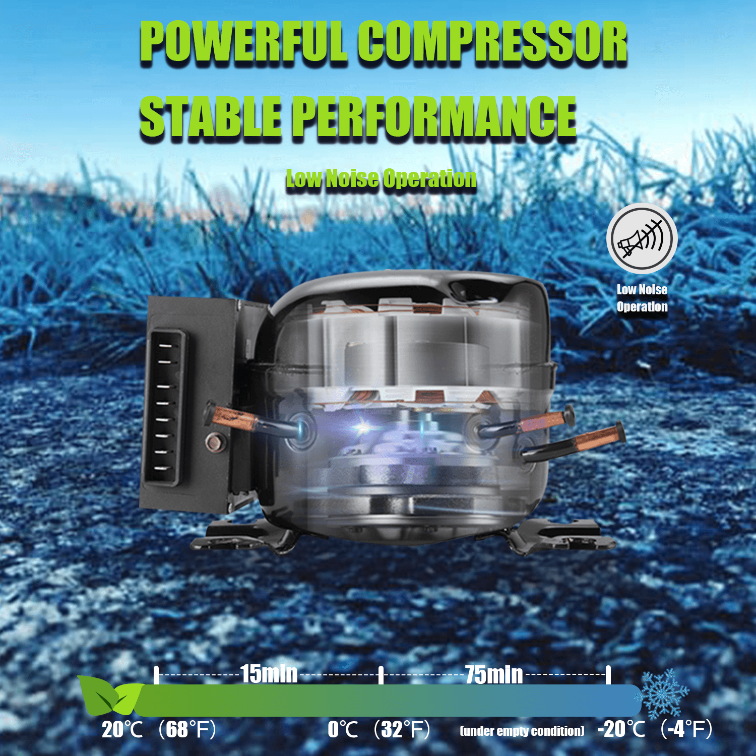 Frødak FDC9PT Green Mini Car Fridge - Bild 6