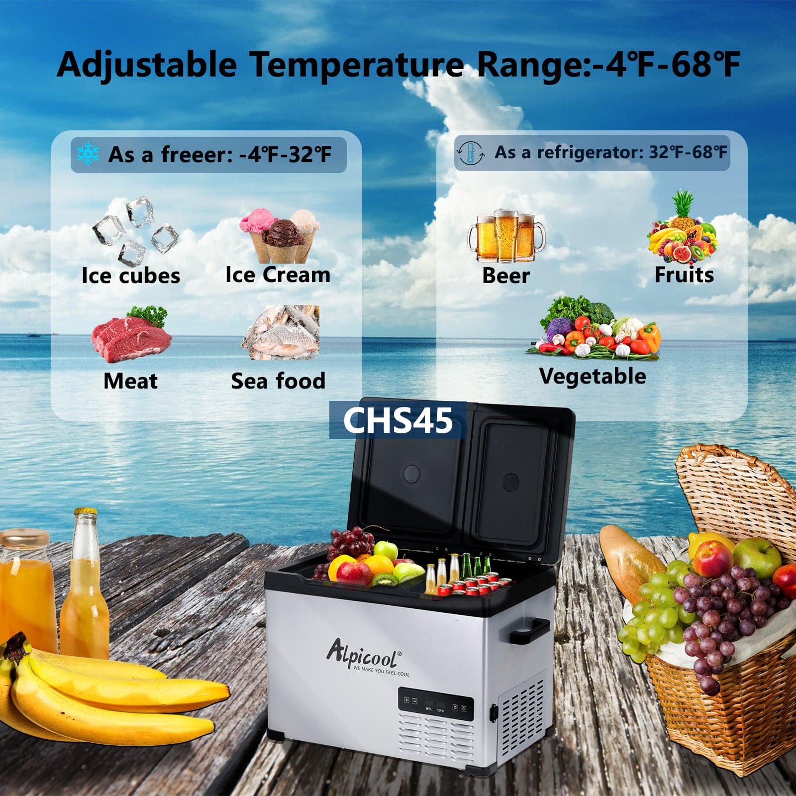 Frødak FDCHS45 Dual Zone Camping Fridge Freezer - Bild 4
