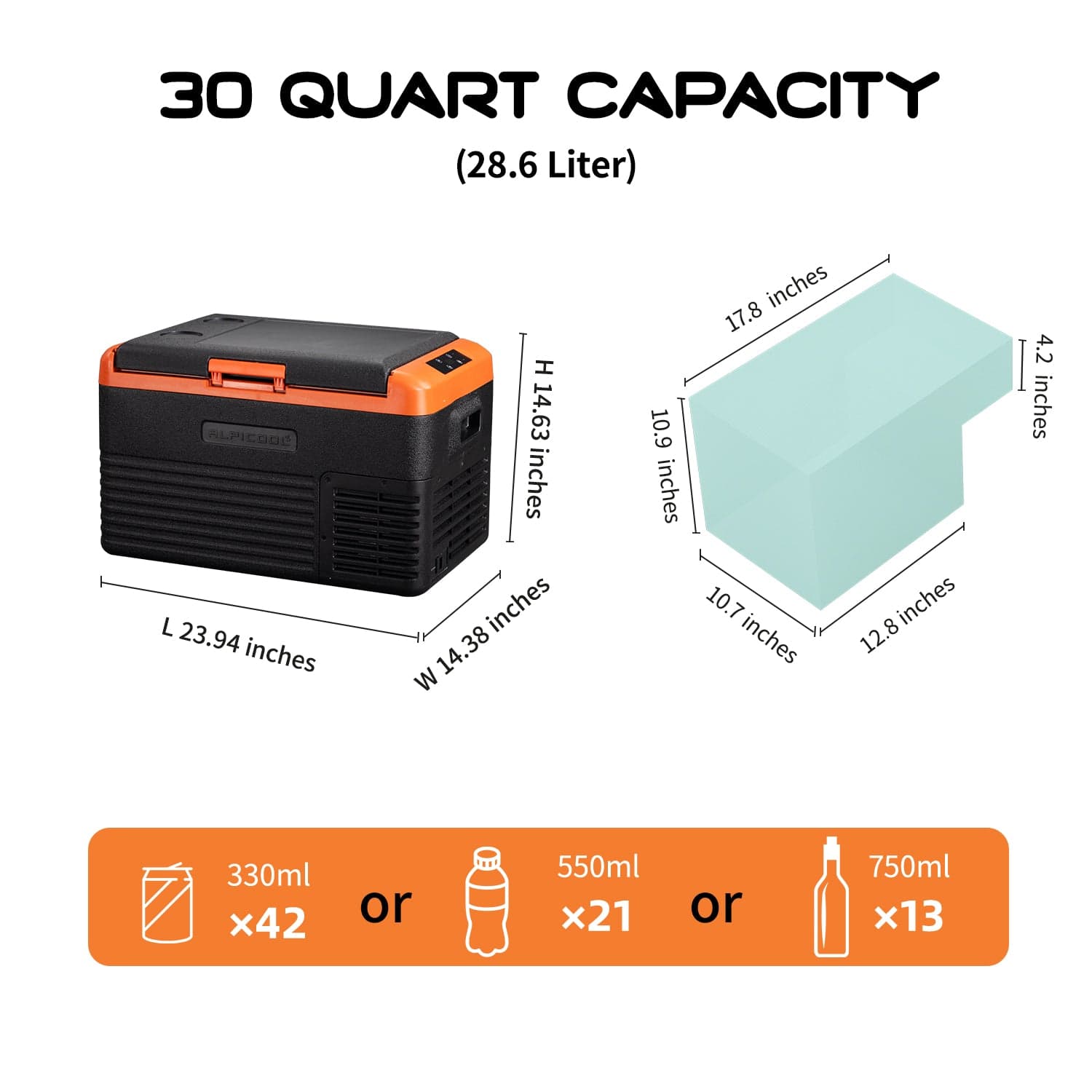 Frødak FDCL30 Portable Car Fridge - Bild 3