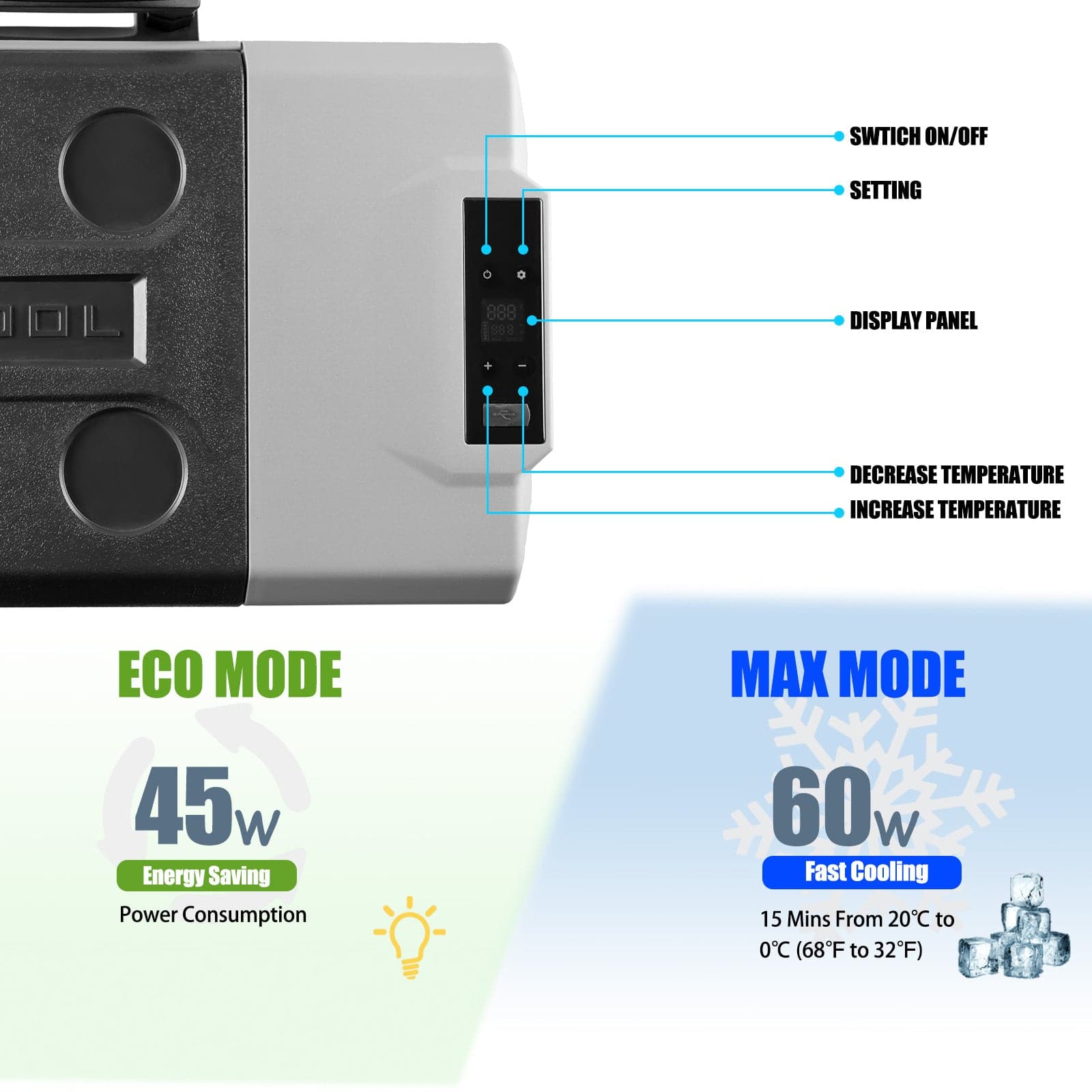 Frødak FDCX30 Portable Car Fridge - Bild 6