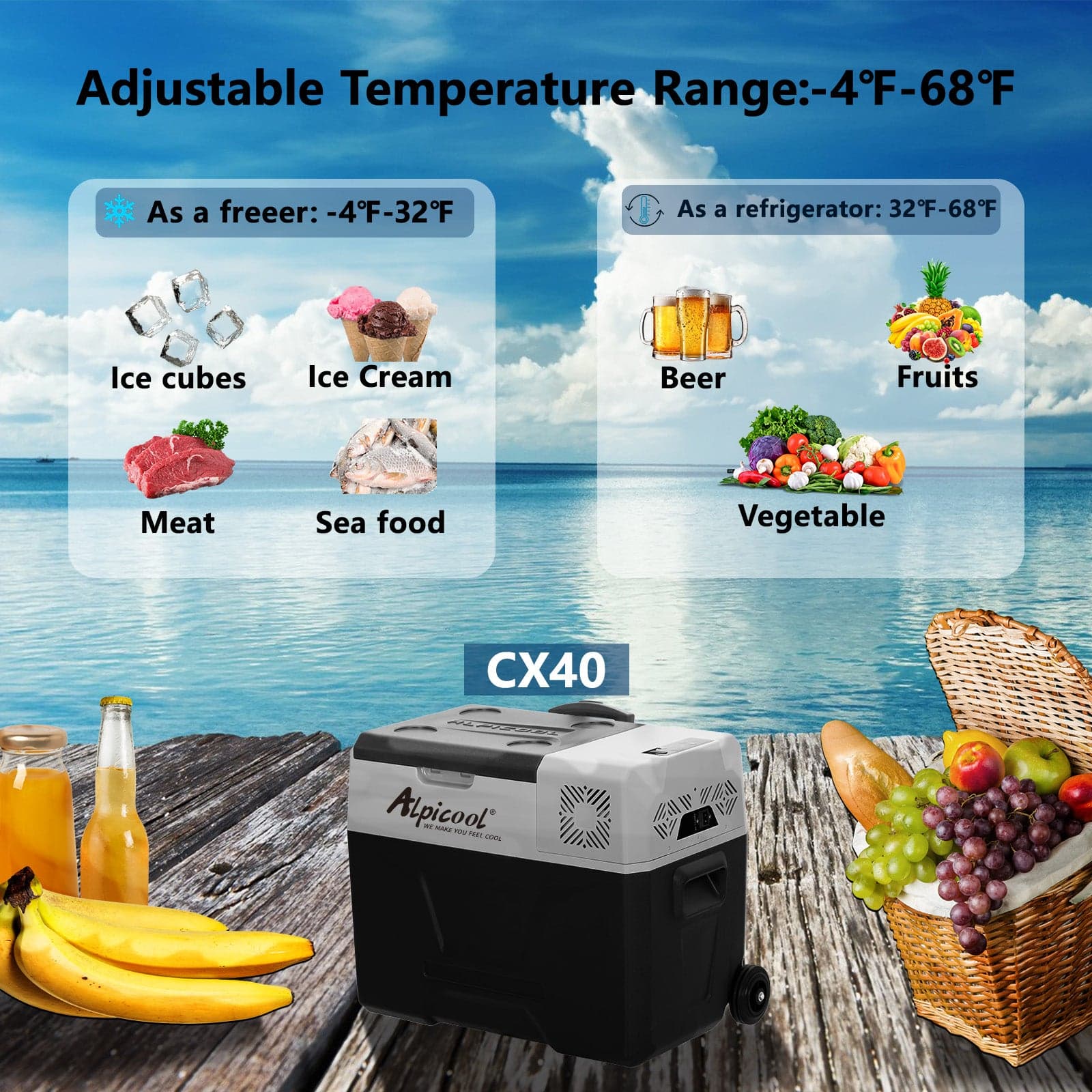 Frødak FDCX40 Portable Car Fridge - Bild 5