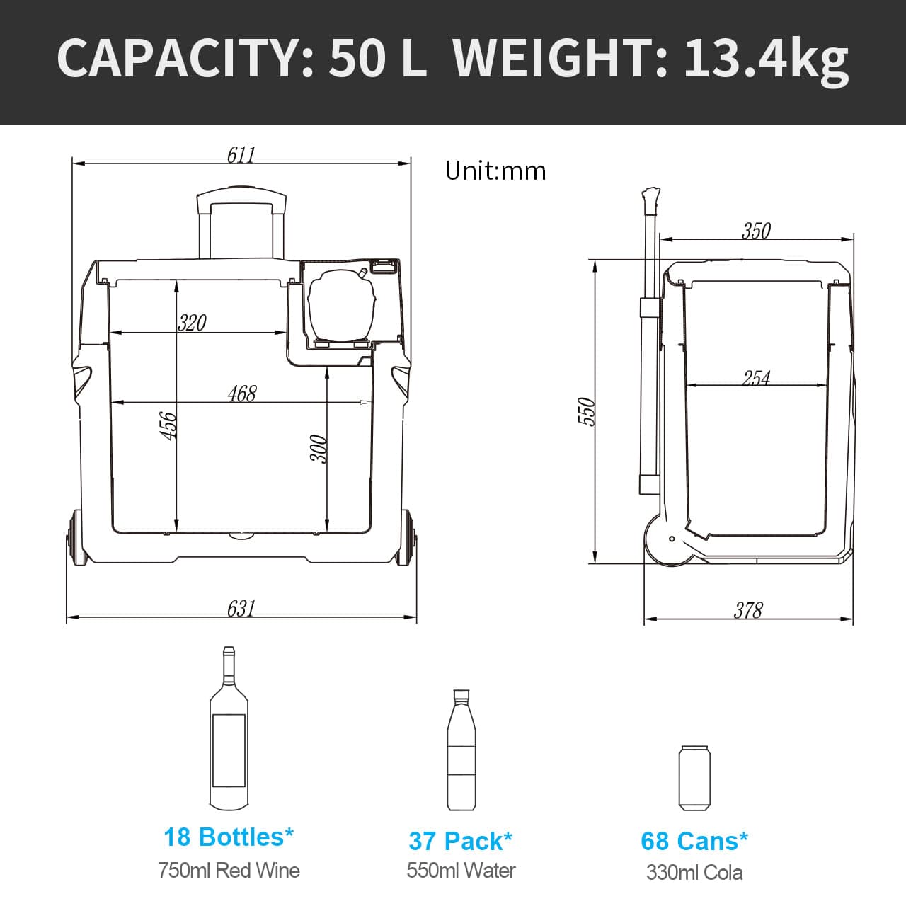 Frødak FDCX50 Portable Car Fridge - Bild 8