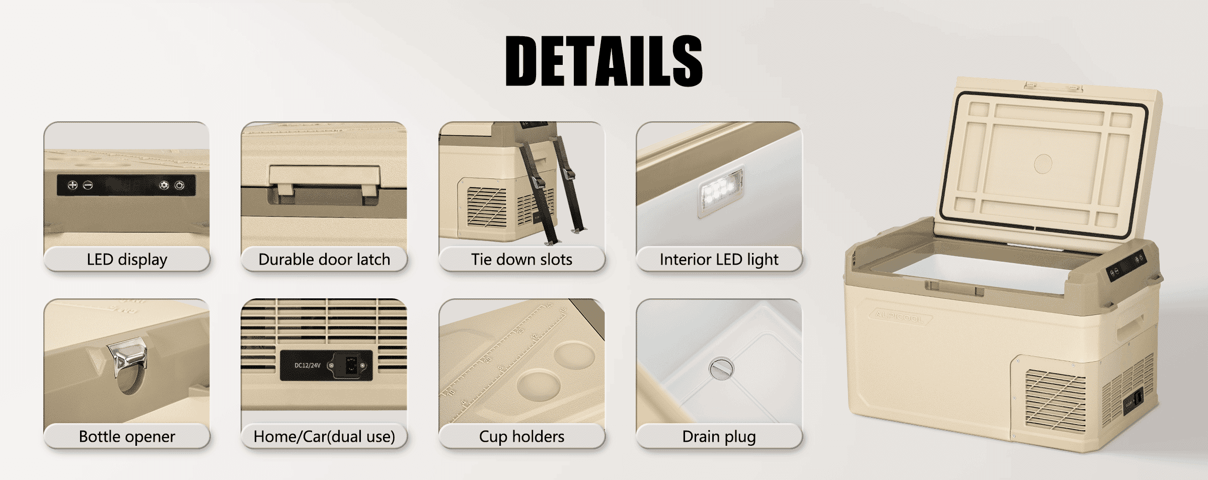 Frødak FDGE50 Car Fridge Freezer - Bild 12