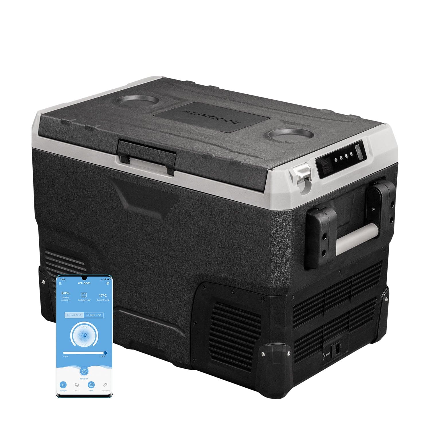 Frødak FDIR42 Grau Tragbare Auto-Kühlbox