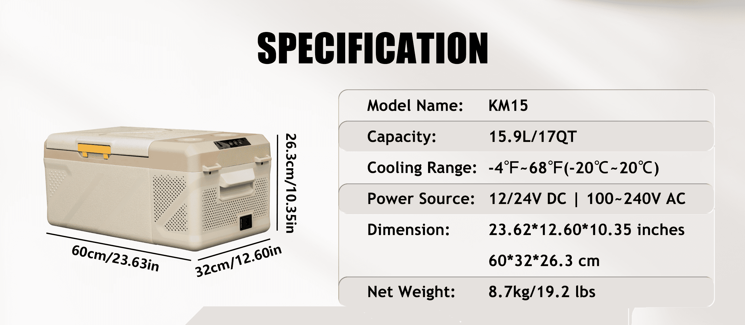 Frødak FDKM15 Portable Car Fridge Freezer - Bild 11