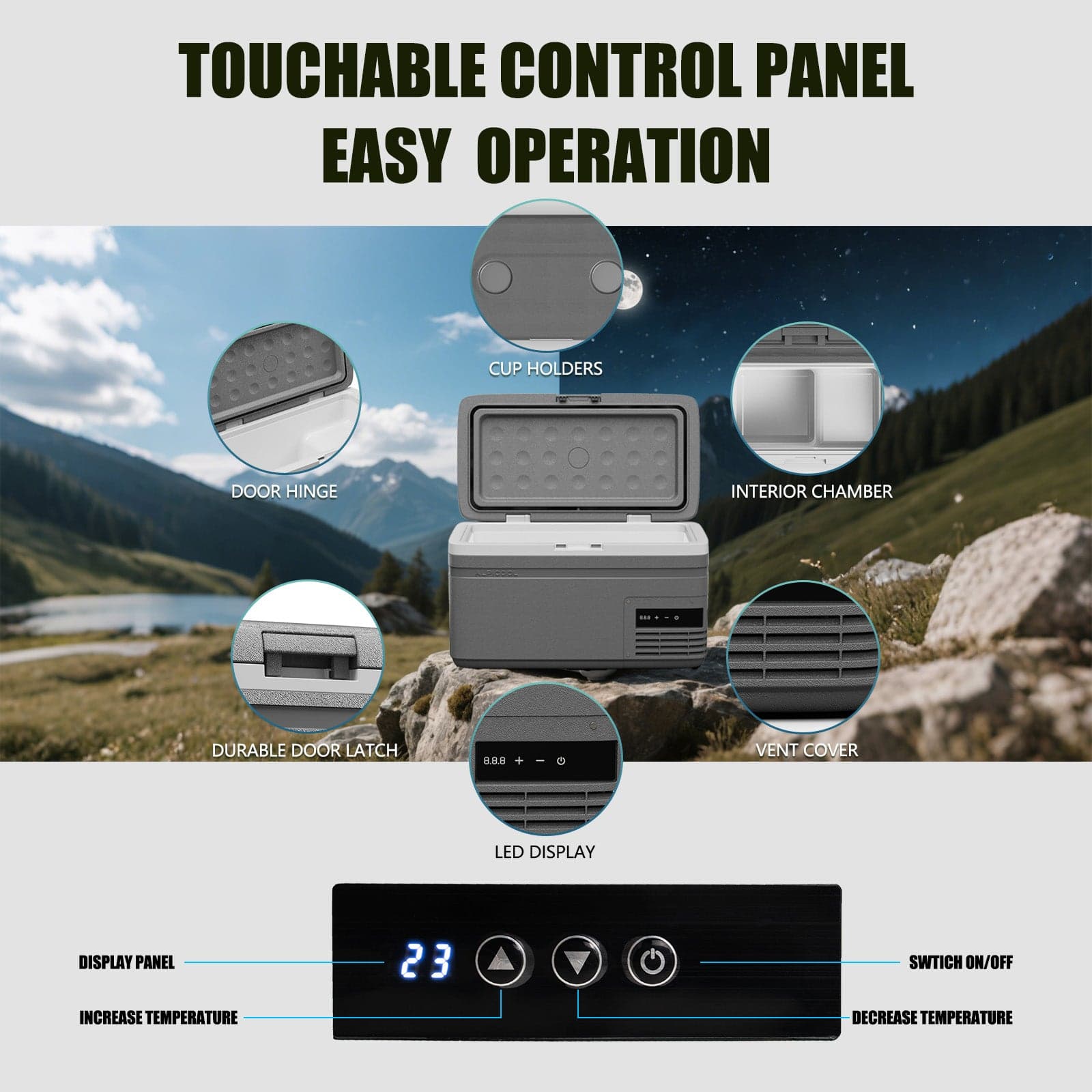 Frødak FDMG15 Portable Car Fridge (Wholesale) - Bild 5