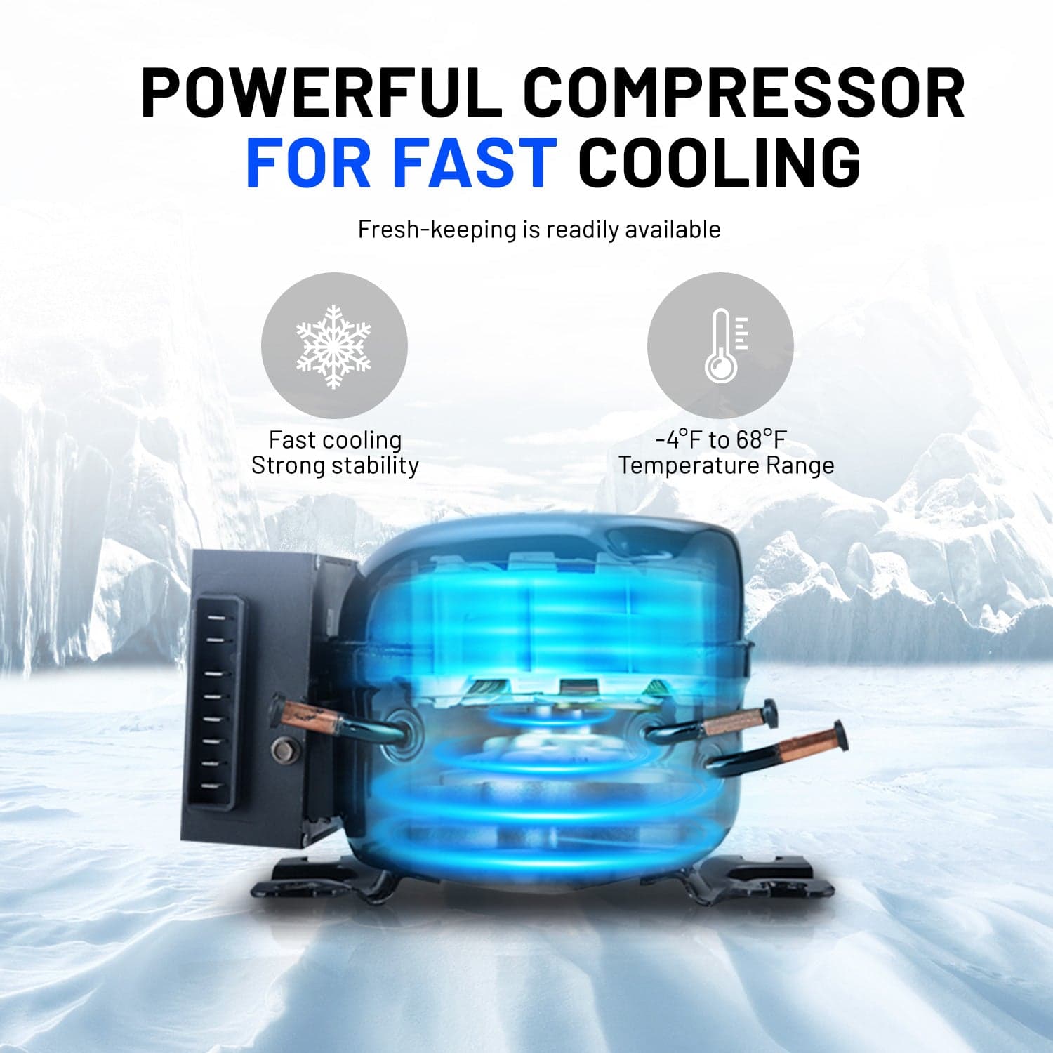 Frødak FDS15 White Portable Car Fridge - Bild 5