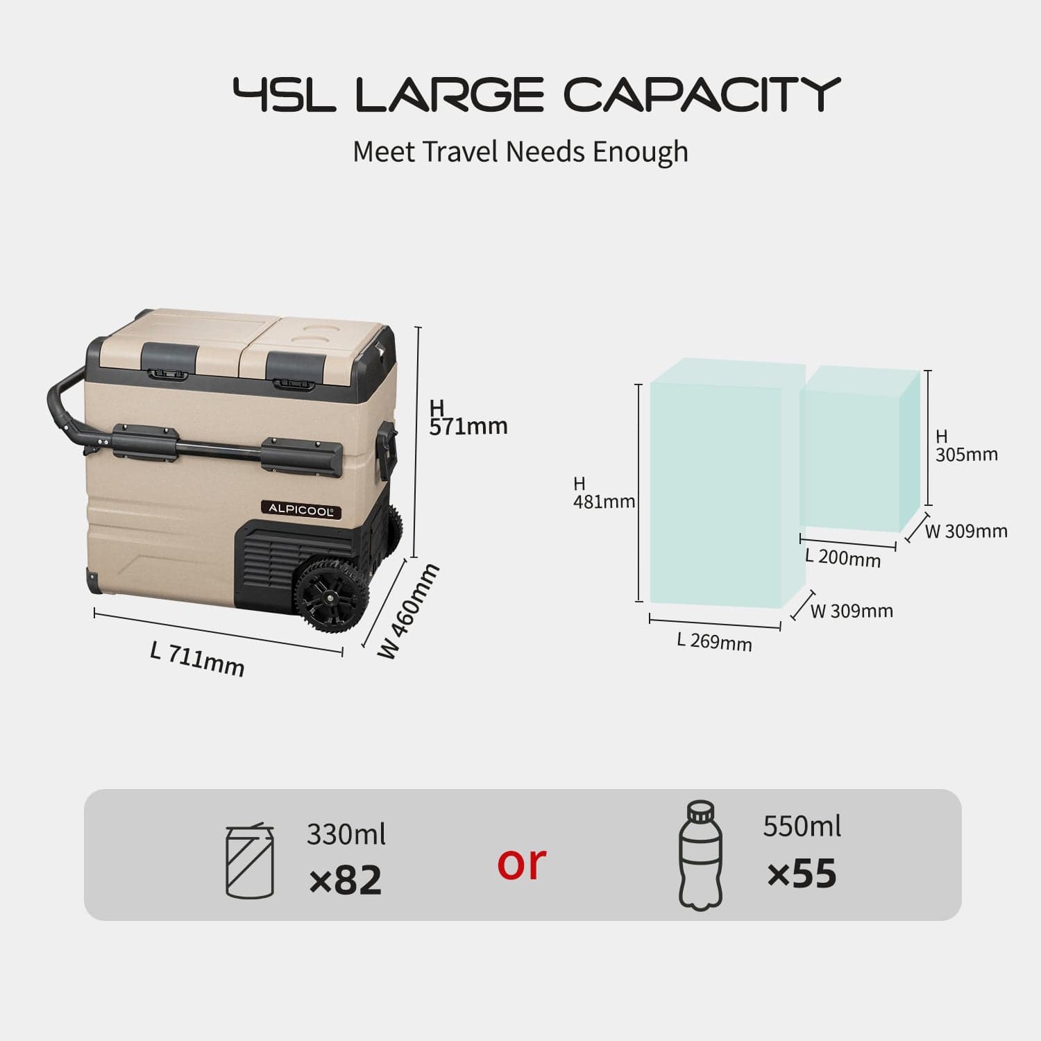 Frødak FDTAW55 Portable Car Fridge - Refurbished - Bild 3