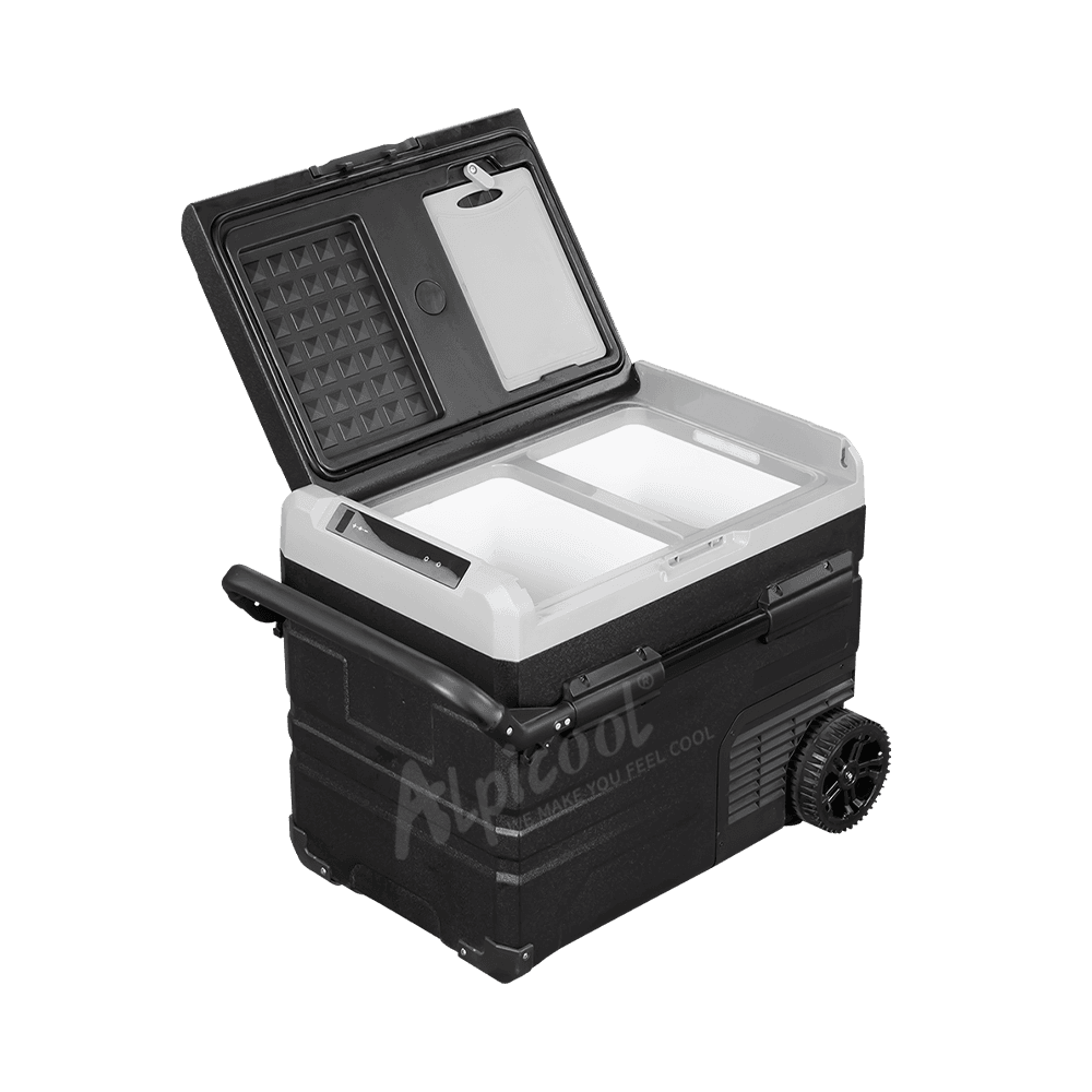 Frødak FDTWW45 Portable Dual Zone Car Fridge With Wheels - Bild 2