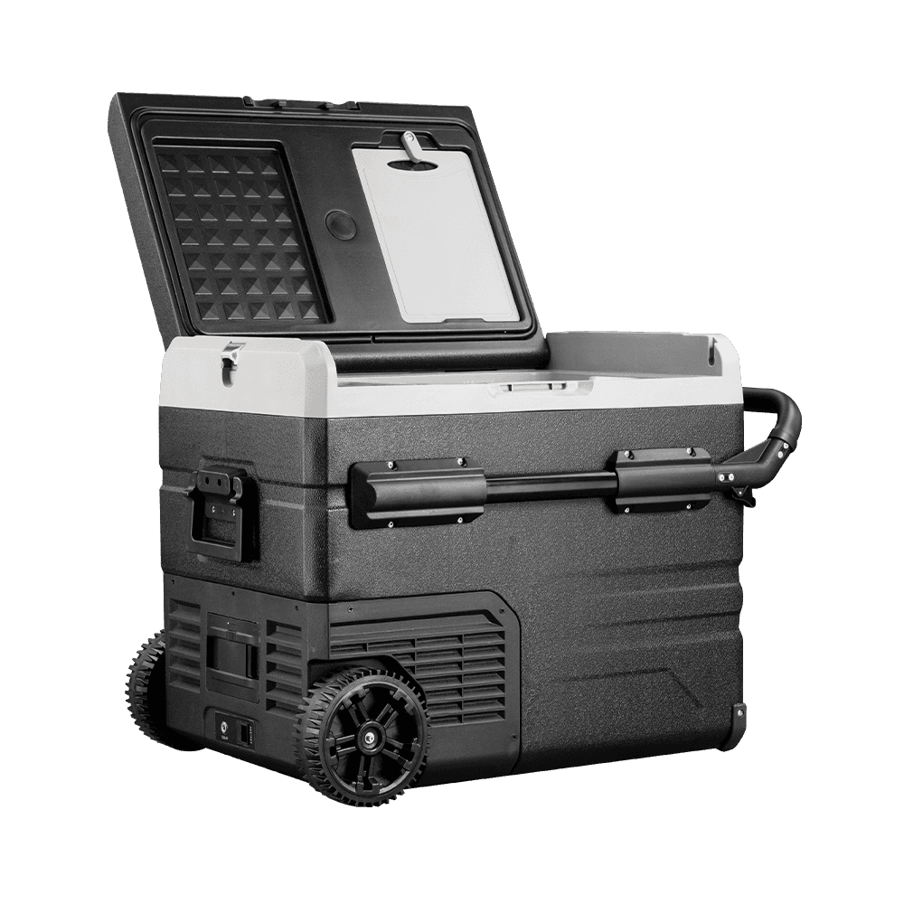 Frødak FDTWW55 Portable Dual Zone Car Fridge With Wheels - Bild 2