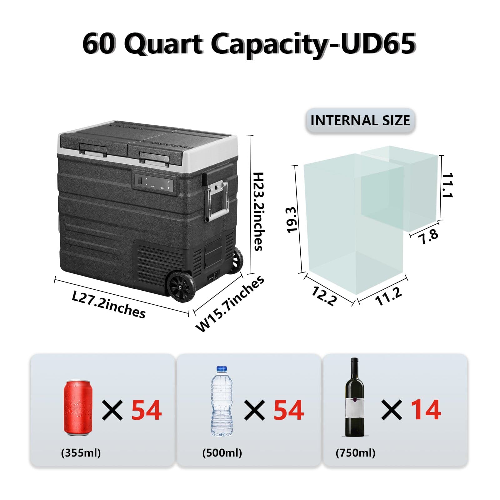 Frødak FDUD65 Portable Car Fridge Freezer - Bild 2