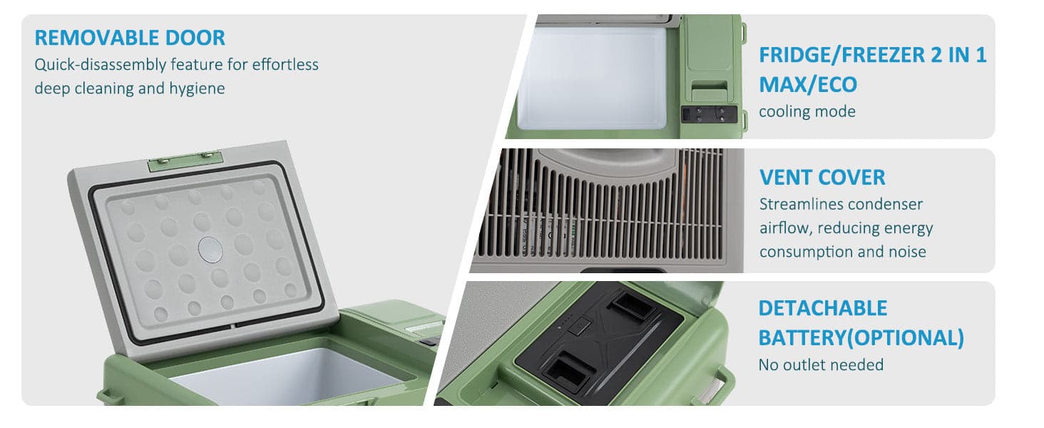 Frødak FDY15E Green Portable Car Fridge - Bild 14