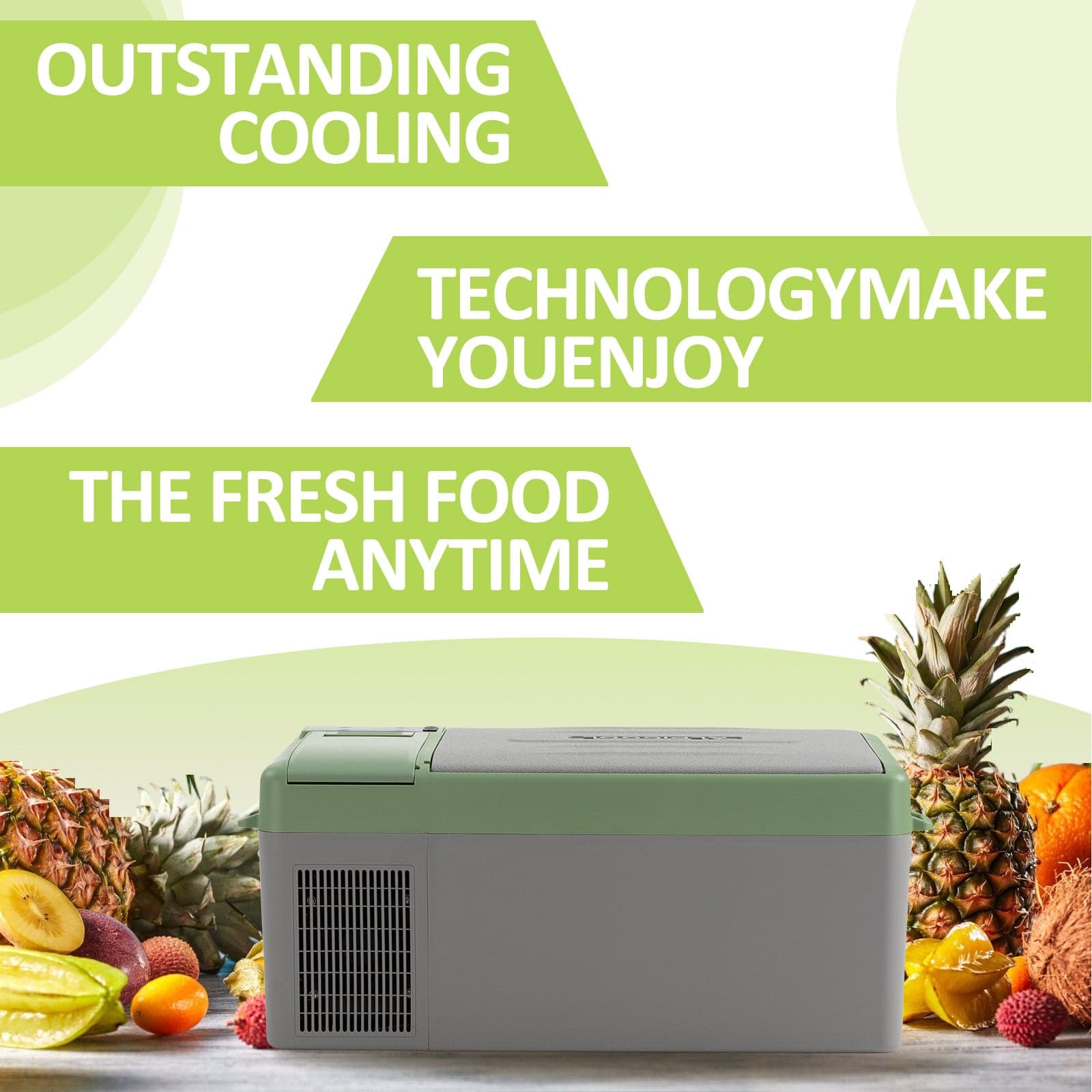 Frødak FDY15E Green Portable Car Fridge - Bild 7