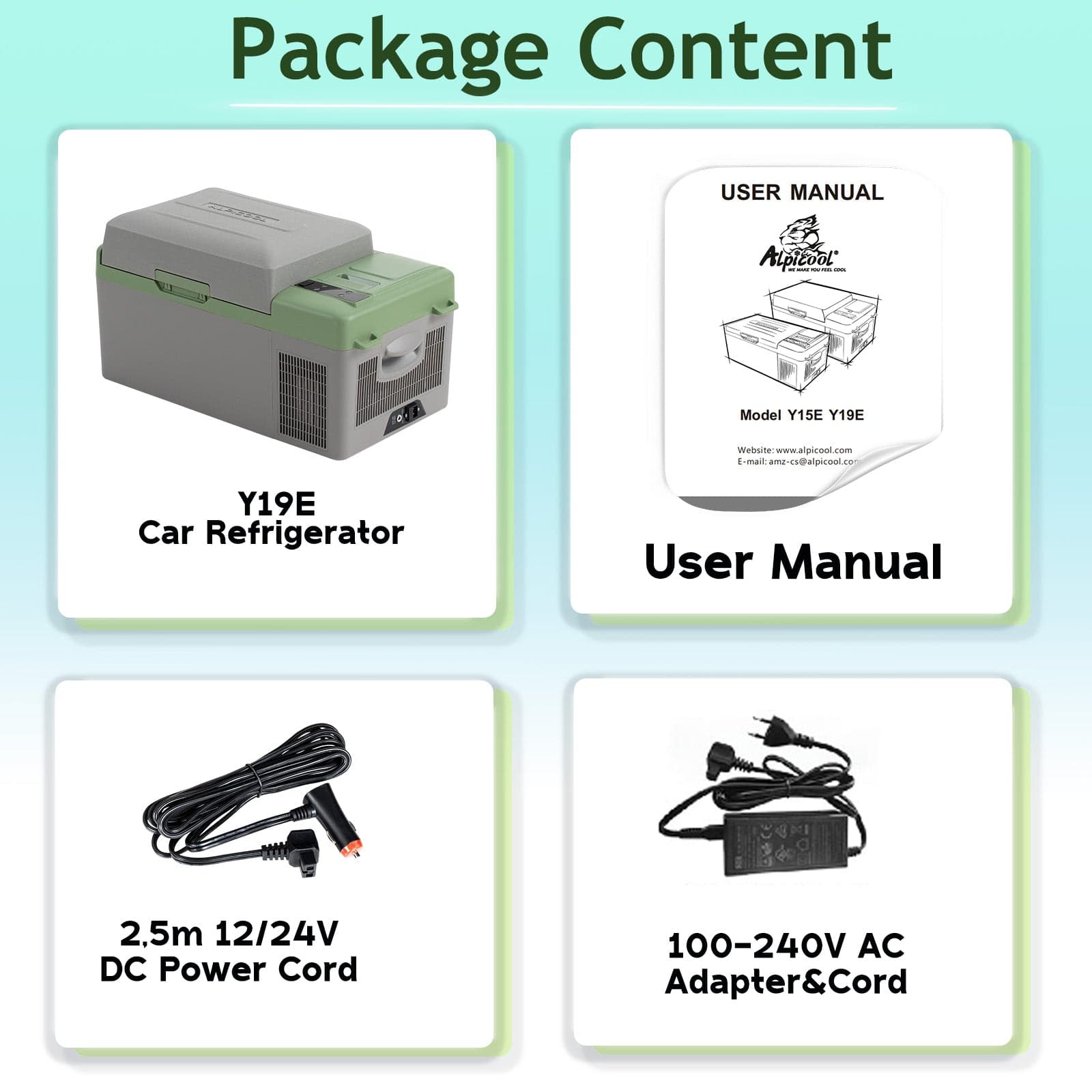 Frødak FDY19E Green Portable Car Fridge - Bild 10