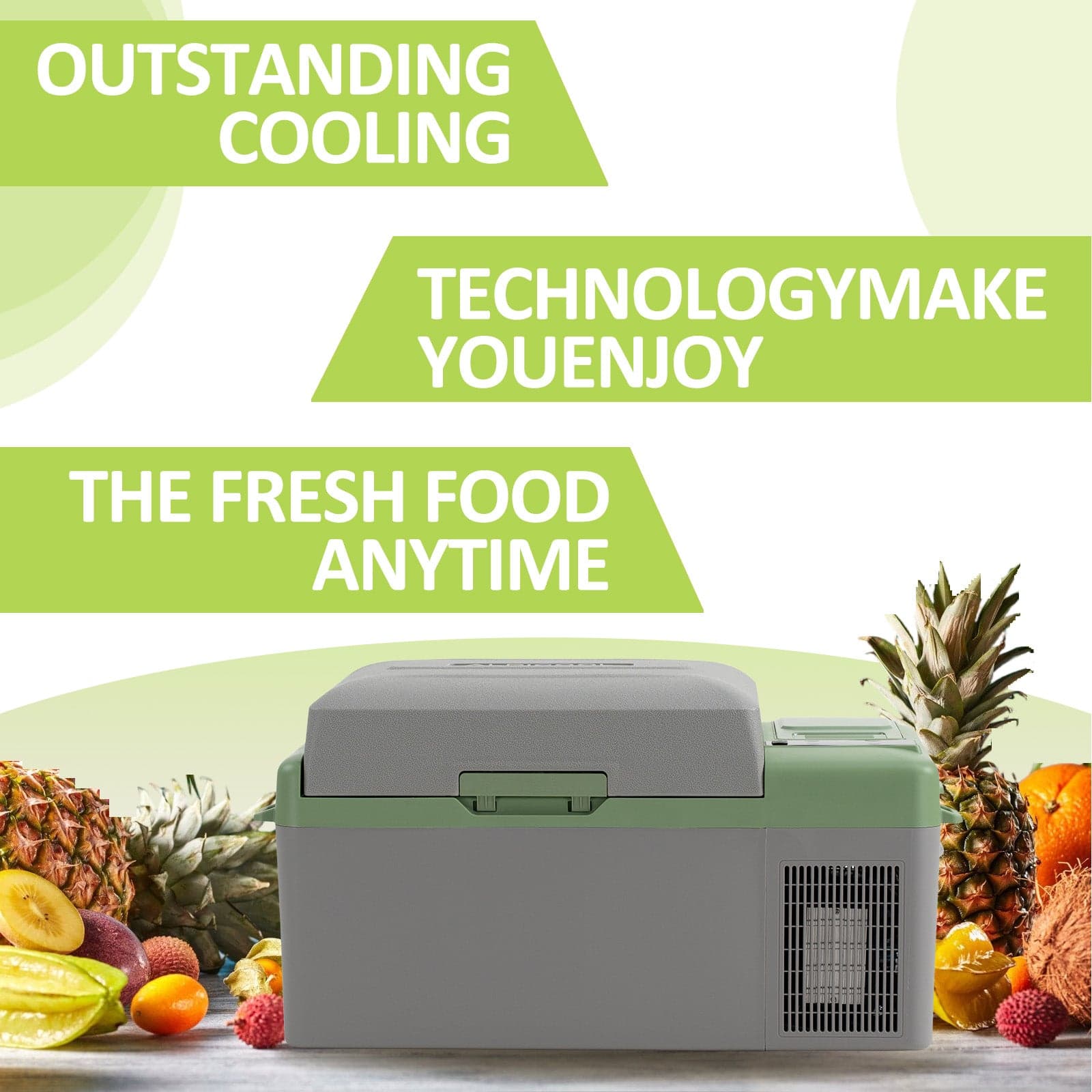 Frødak FDY19E Green Portable Car Fridge - Bild 8