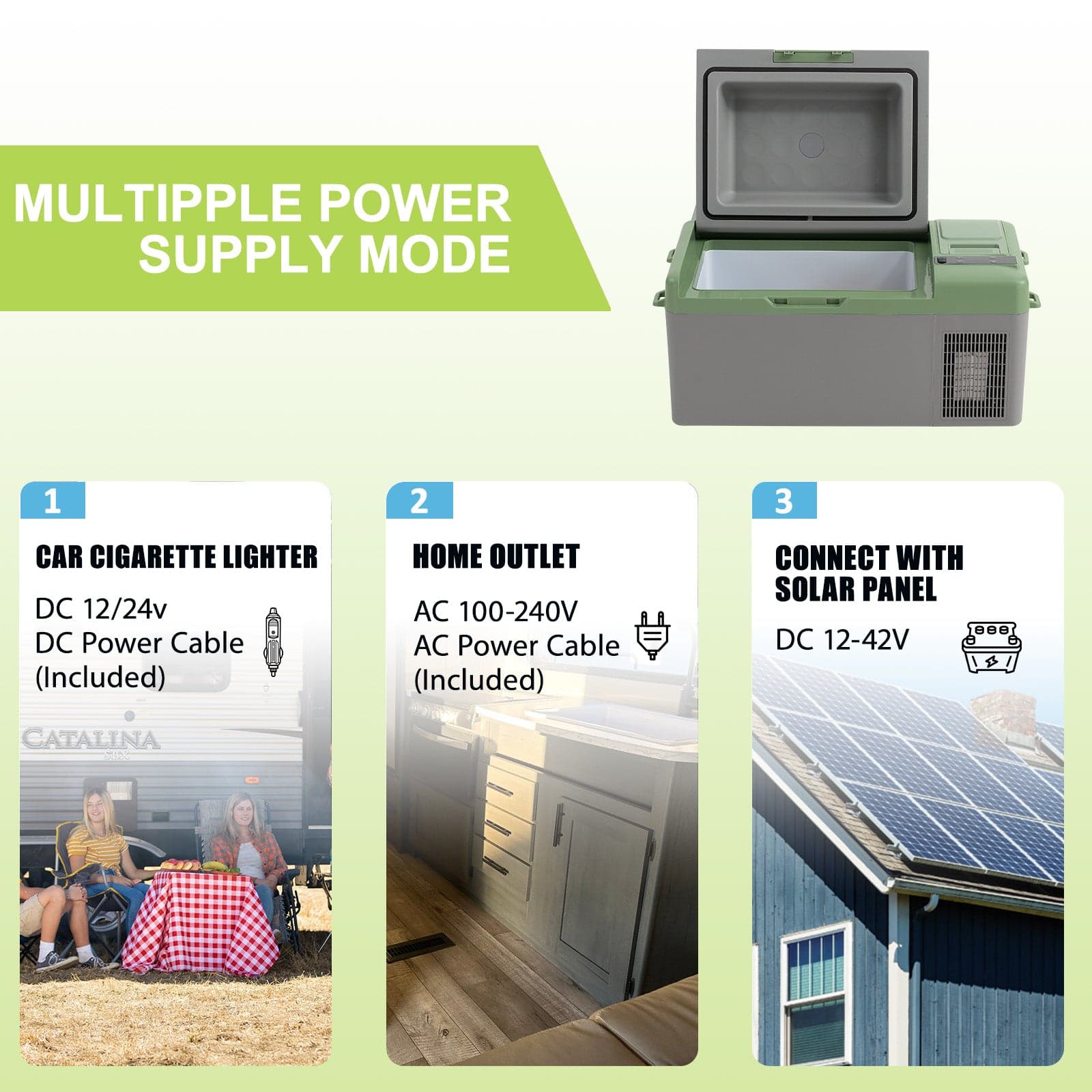 Frødak FDY19E Green Portable Car Fridge - Bild 9